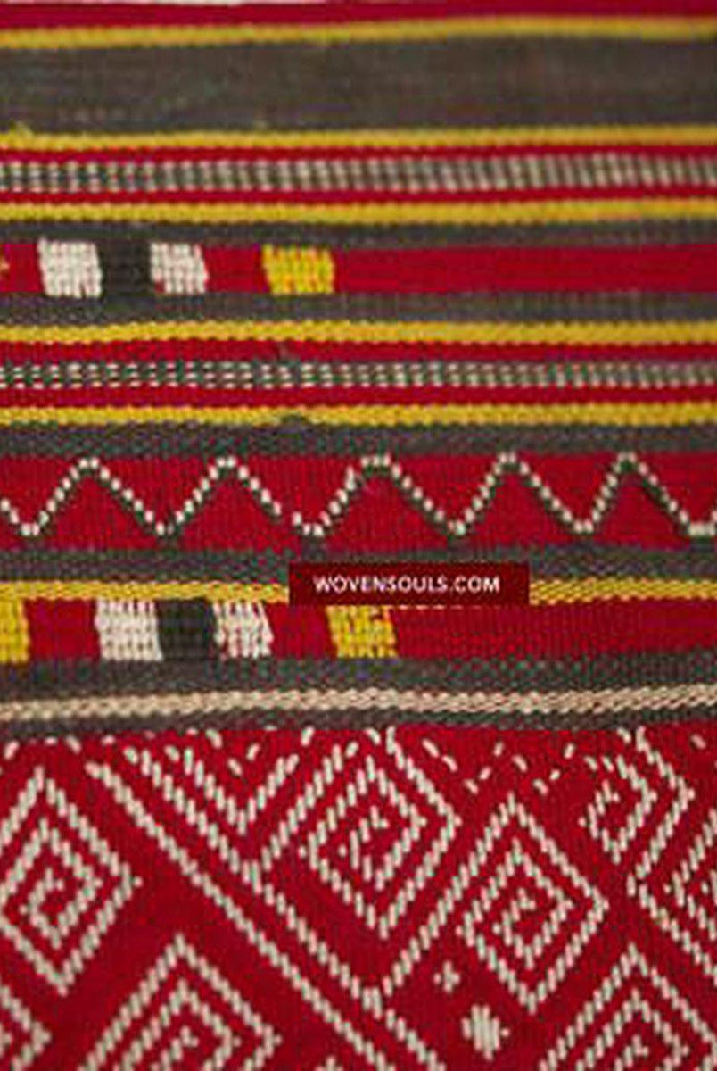 208 jupe Pilih Bidang tissée vintage de Bornéo-WOVENSOULS-Antique-Vintage-Textiles-Art-Décor