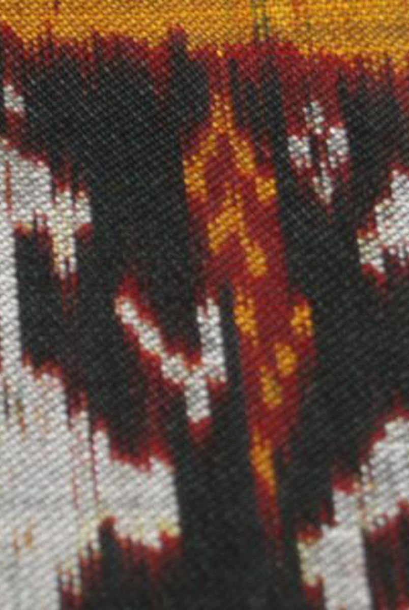 221 / 841 VERKAUFT Ein buddhistischer Pidan-Pedan-Seiden-Ikat-Weber aus Kambodscha-WOVENSOULS-Antike-Vintage-Textilien-Kunst-Dekor