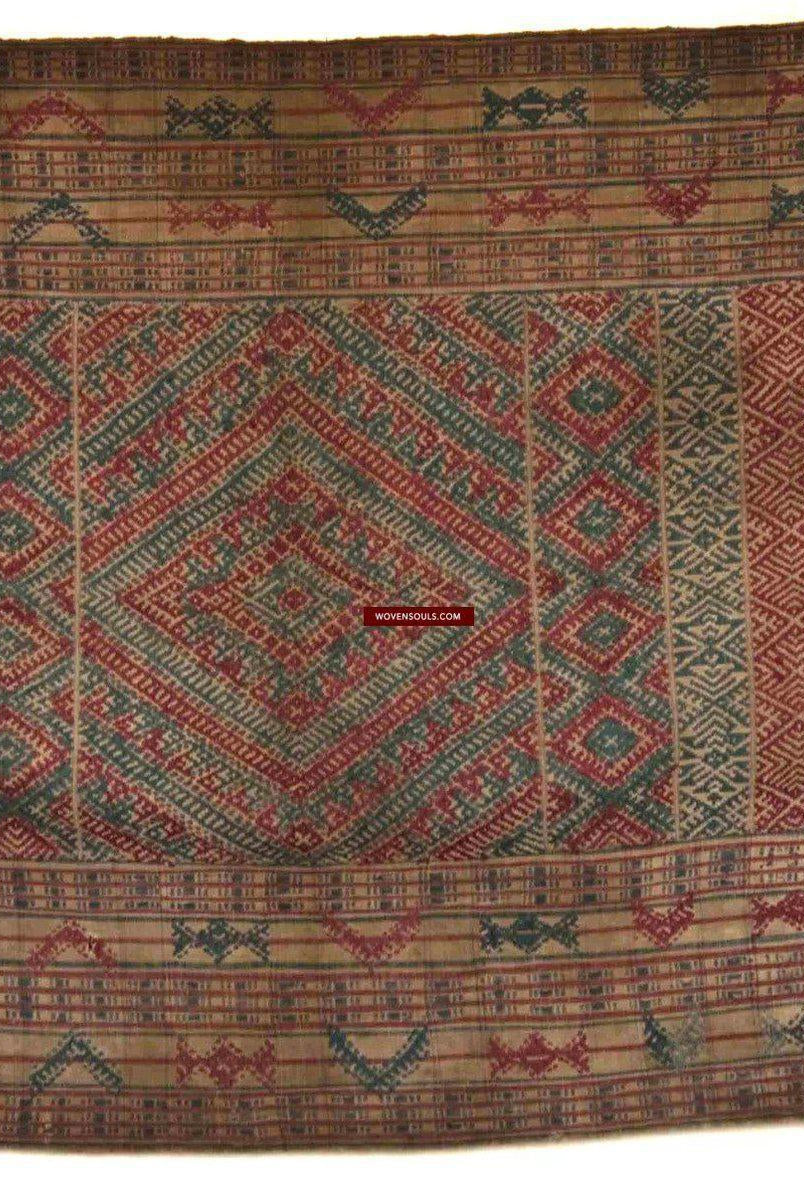 231 Antike handgewebte Textilkunst aus Bhutan in Museumsqualität-WOVENSOULS-Antike-Vintage-Textilien-Kunst-Dekor