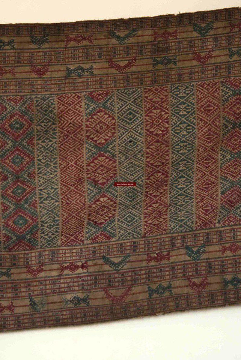231 Antike handgewebte Textilkunst aus Bhutan in Museumsqualität-WOVENSOULS-Antike-Vintage-Textilien-Kunst-Dekor