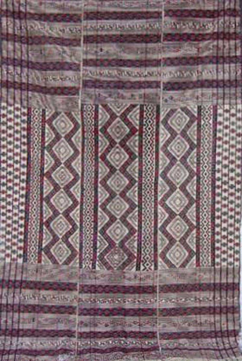 232 SOLD Vintage Bhutan Handwoven Blanket - Amazing Textile Art-WOVENSOULS-Antique-Vintage-Textiles-Art-Decor