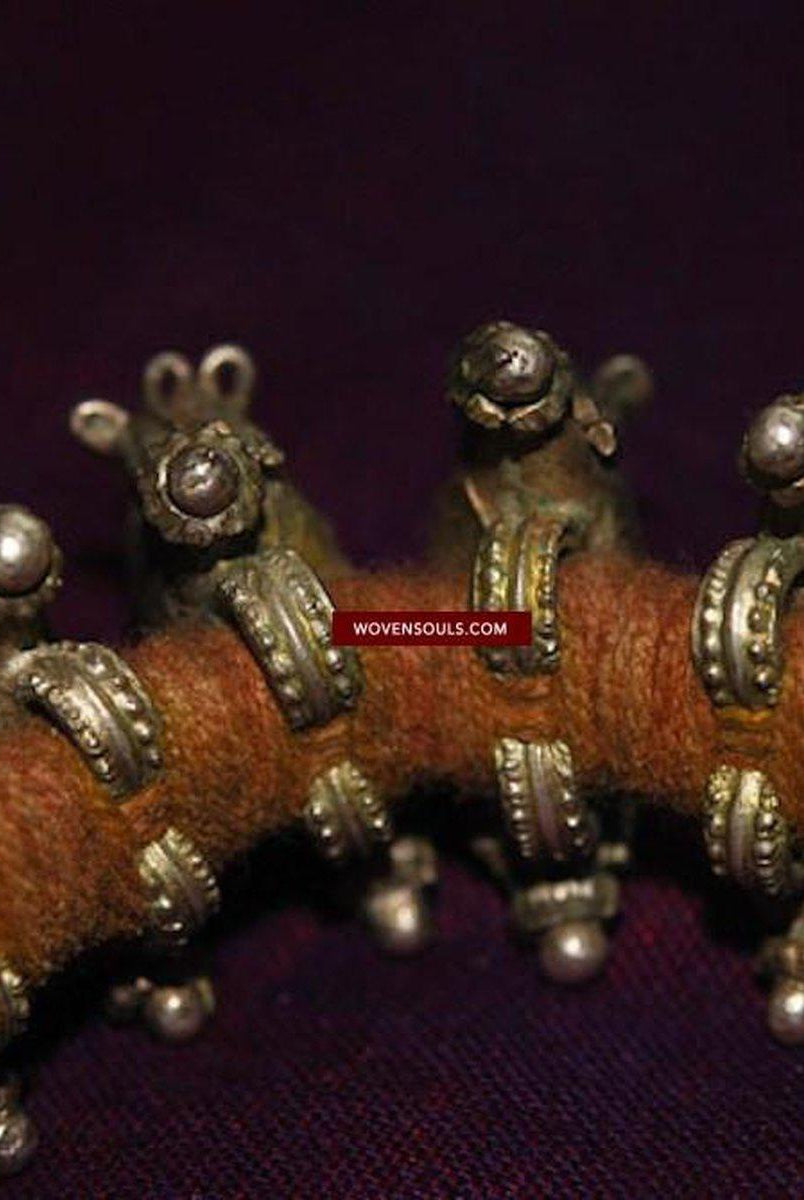 240 VENDUTO Bracciale gitano tribale in argento vintage-WOVENSOULS-Arredamento artistico-tessile-vintage-antico