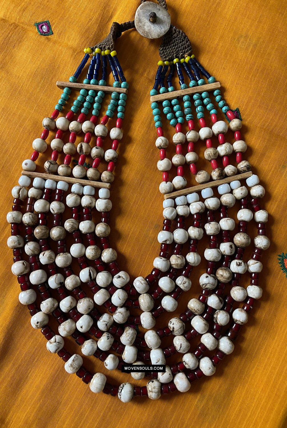 241 SOLD Large Antique Heirloom Naga Necklace - Antique Decor Ethnic Art