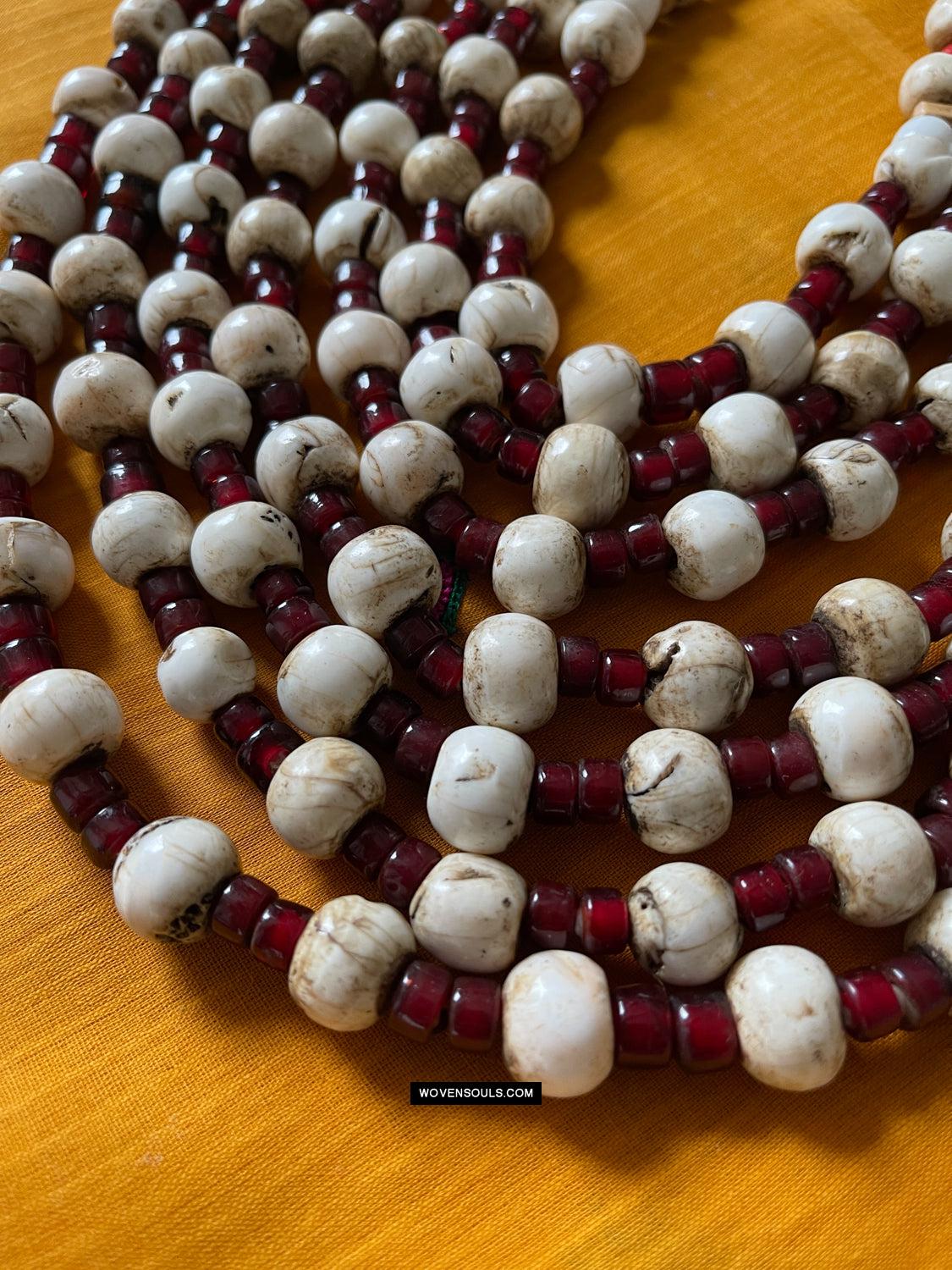 241 SOLD Large Antique Heirloom Naga Necklace - Antique Decor Ethnic Art