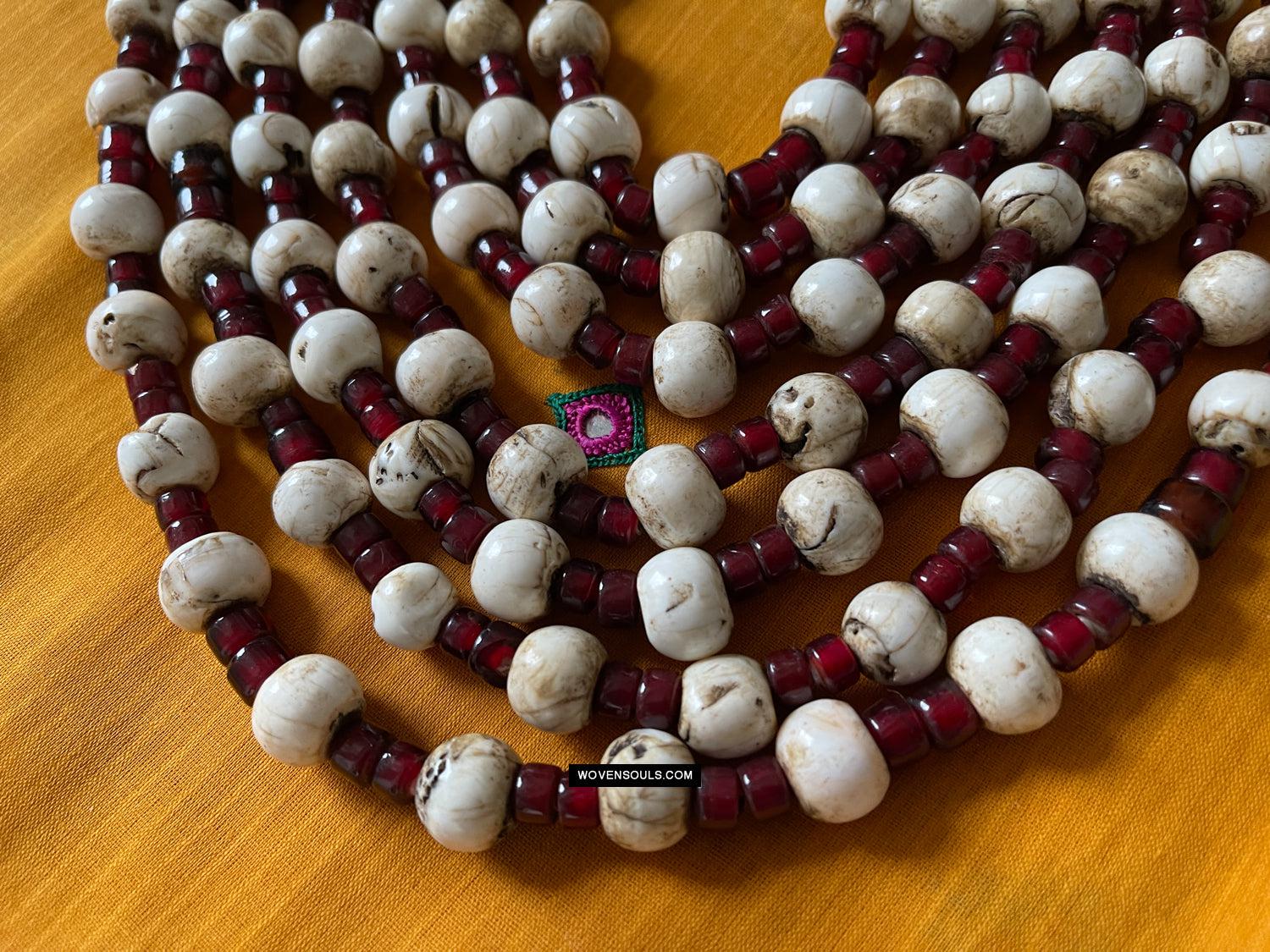 241 SOLD Large Antique Heirloom Naga Necklace - Antique Decor Ethnic Art