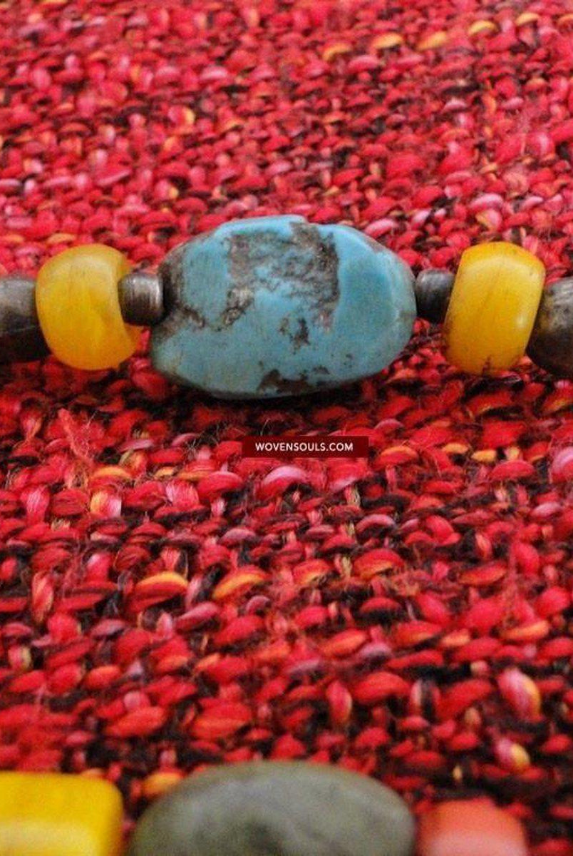254 Himalayan Tibetan Necklace - SOLD-WOVENSOULS-Antique-Vintage-Textiles-Art-Decor