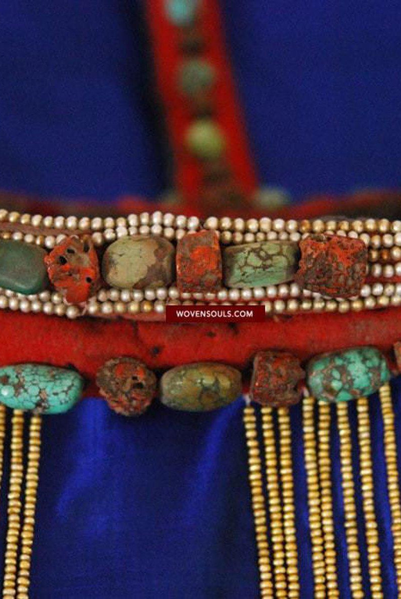 261 Rare Old Pearl Headdress Pat'h Jewelry SOLD-WOVENSOULS-Antique-Vintage-Textiles-Art-Decor