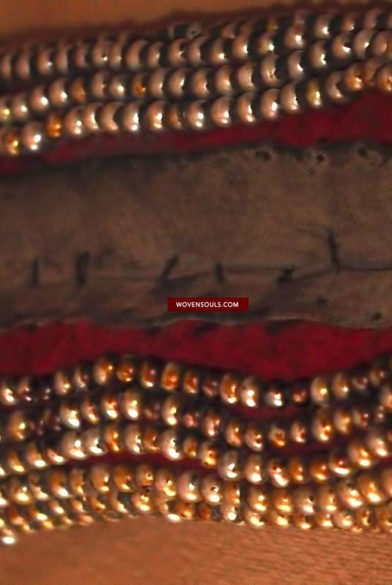 263 SOLD Antique Tibetan Noblewoman's Headdress Pat'h-WOVENSOULS-Antique-Vintage-Textiles-Art-Decor