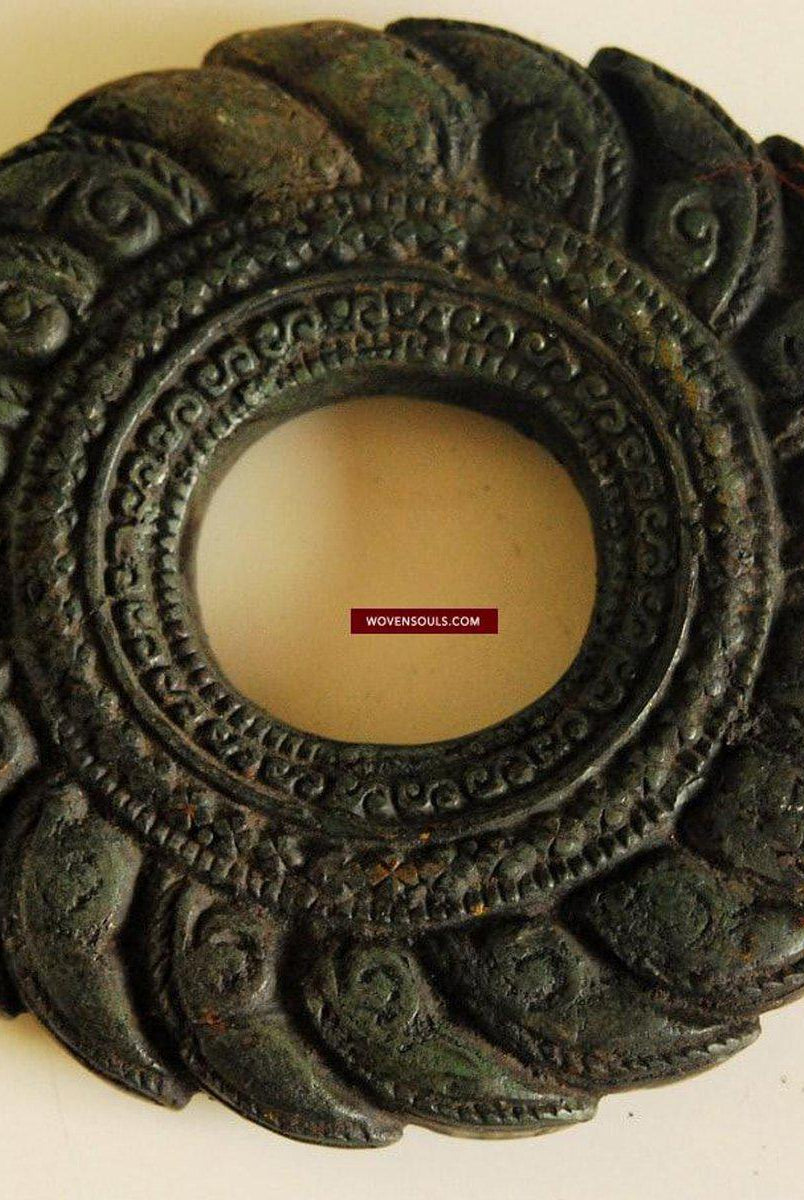 265 anneaux de poteau palanquin en bronze khmer antique-WOVENSOULS-Antique-Vintage-Textiles-Art-Décor