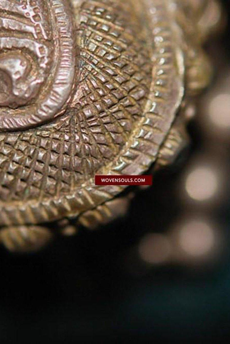 270 Large Museum Quality Antique Courtesan's (Dancing Girl's) Ring, Awadh-WOVENSOULS-Antique-Vintage-Textiles-Art-Decor