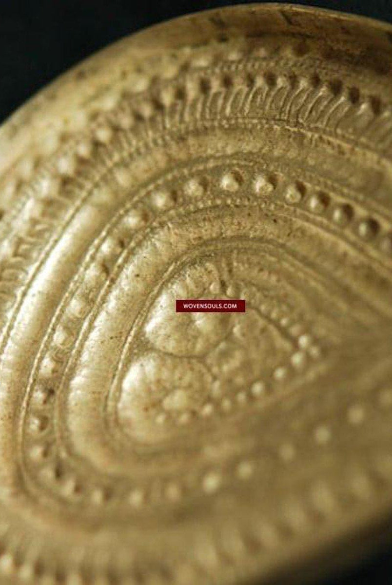 274 Old Silver Betel Nut Leaf Holder Box-WOVENSOULS-Antique-Vintage-Textiles-Art-Decor