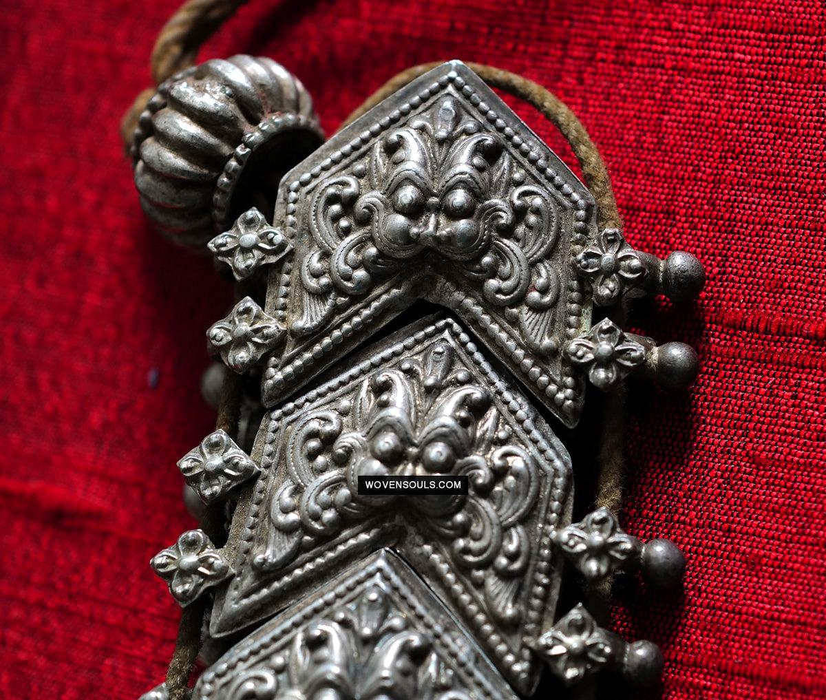 275 Old Silver Ceremonial Necklaces for a Pair of Royal Bullocks-WOVENSOULS Antique Textiles & Art Gallery