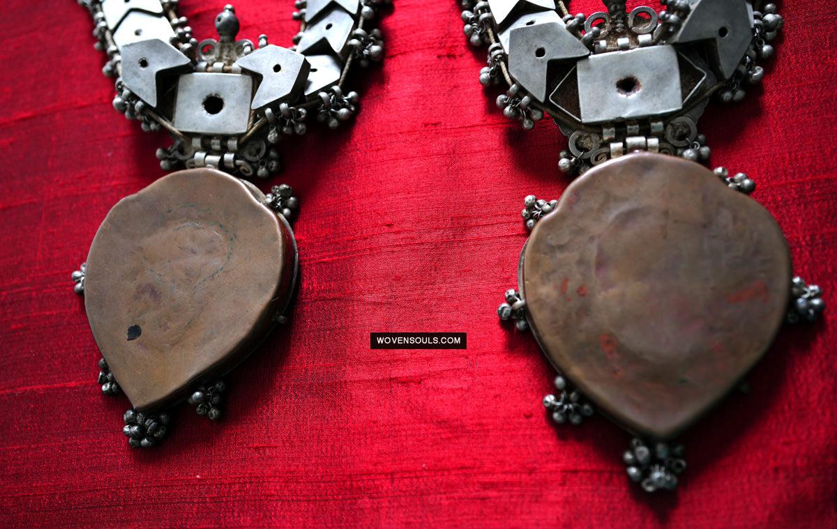 275 Old Silver Ceremonial Necklaces for a Pair of Royal Bullocks-WOVENSOULS Antique Textiles & Art Gallery