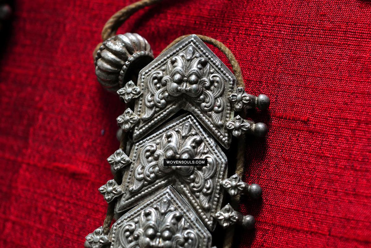 275 Old Silver Ceremonial Necklaces for a Pair of Royal Bullocks-WOVENSOULS Antique Textiles & Art Gallery