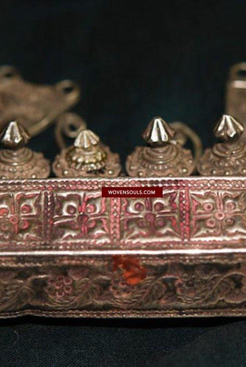 278 SOLD Museum Quality Old Silver Jewelry - Amulet Box Pendant With Inscription-WOVENSOULS-Antique-Vintage-Textiles-Art-Decor