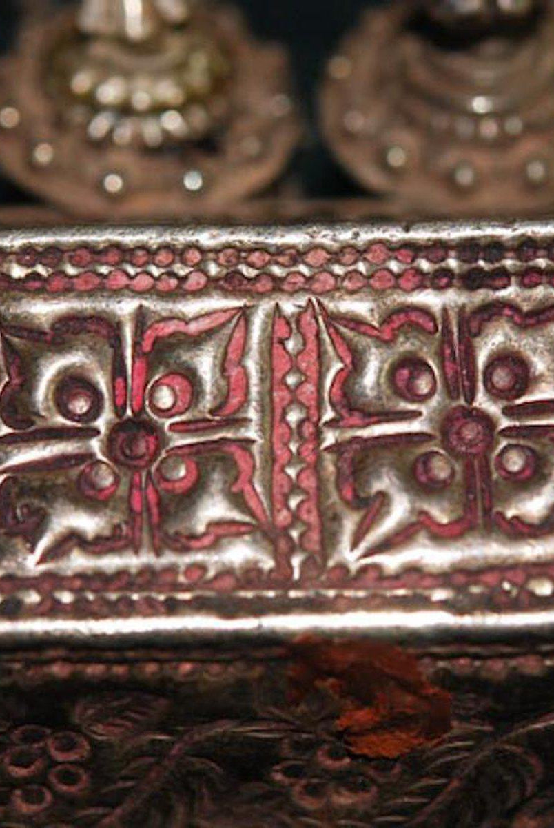 278 SOLD Museum Quality Old Silver Jewelry - Amulet Box Pendant With Inscription-WOVENSOULS-Antique-Vintage-Textiles-Art-Decor