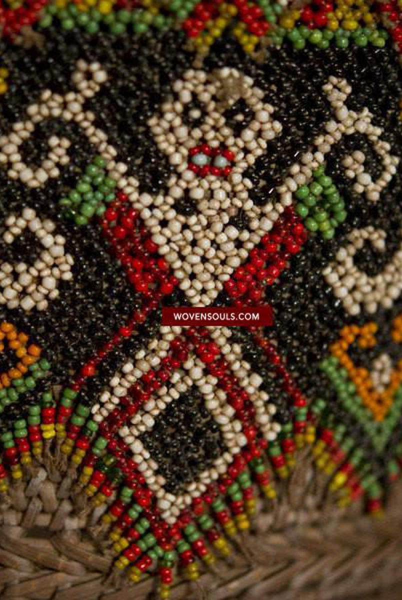 299 SOLD Antique Dayak Baby Carrier Kalimantan Borneo-WOVENSOULS-Antique-Vintage-Textiles-Art-Decor