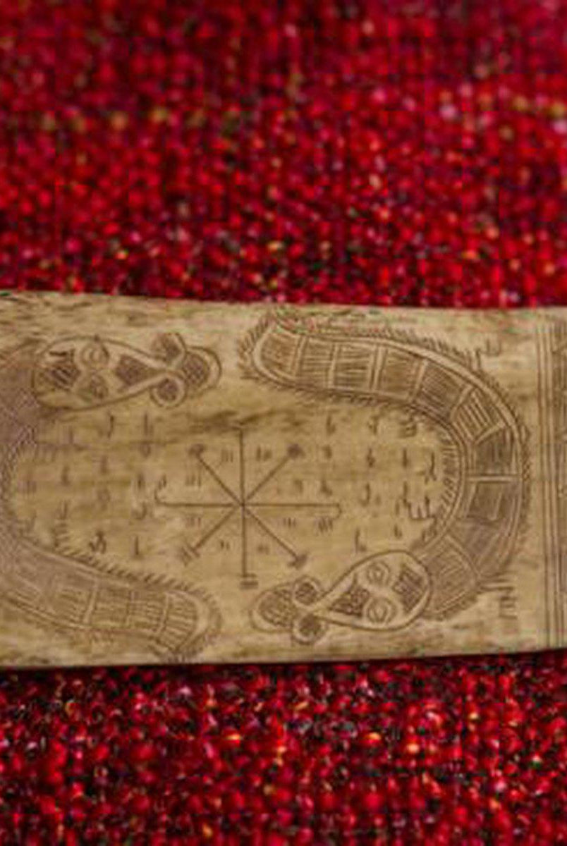 305 VENDU Antique Batak Shaman Calendar Folk Art-WOVENSOULS-Antique-Vintage-Textiles-Art-Décor