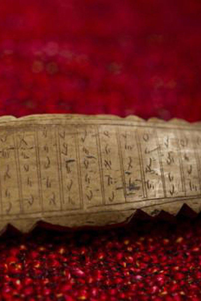 305 VENDU Antique Batak Shaman Calendar Folk Art-WOVENSOULS-Antique-Vintage-Textiles-Art-Décor