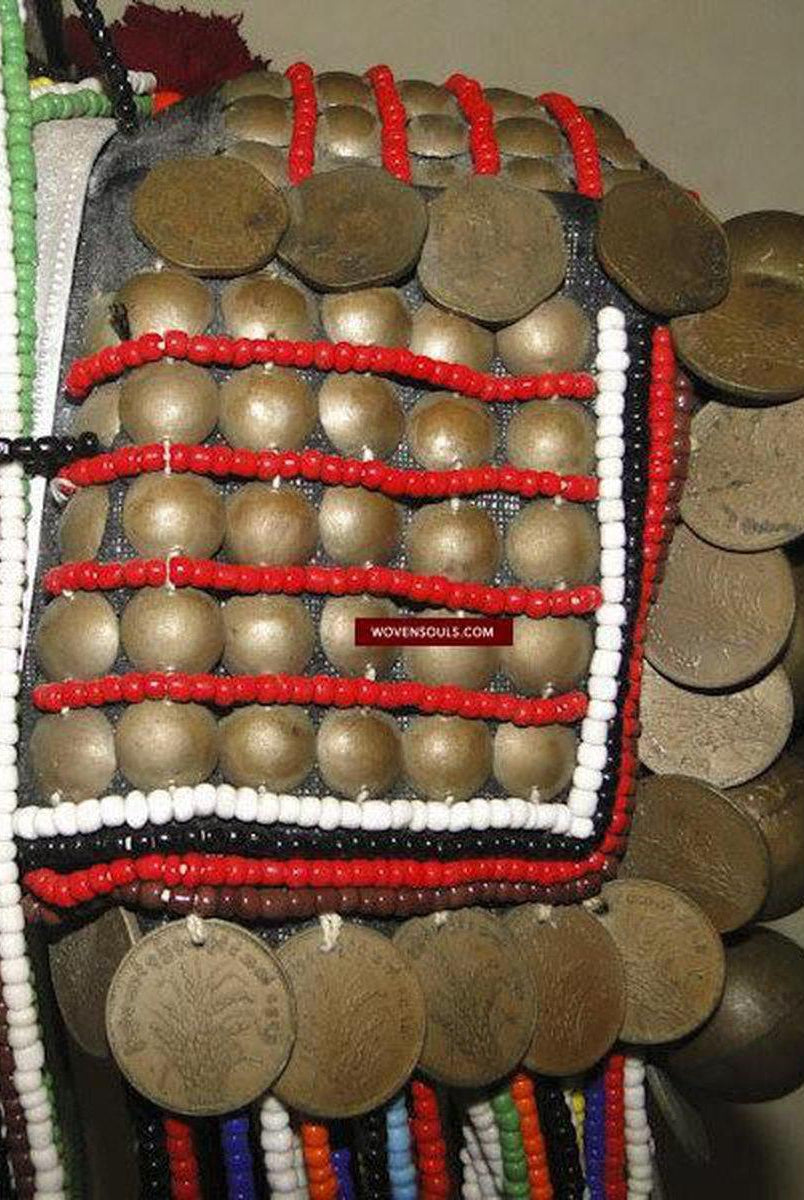 307 Millésime Akha Coiffe Signature d'Identité-WOVENSOULS-Antique-Vintage-Textiles-Art-Décor