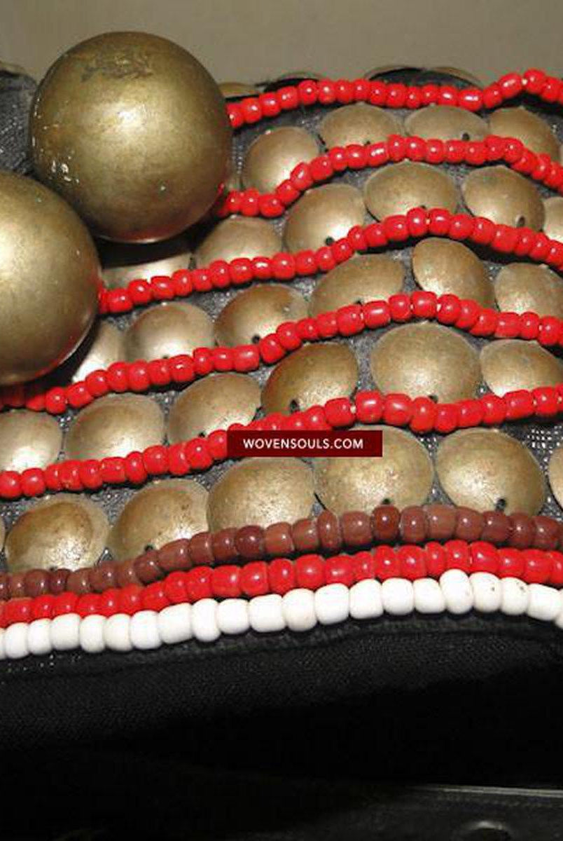 307 Millésime Akha Coiffe Signature d'Identité-WOVENSOULS-Antique-Vintage-Textiles-Art-Décor
