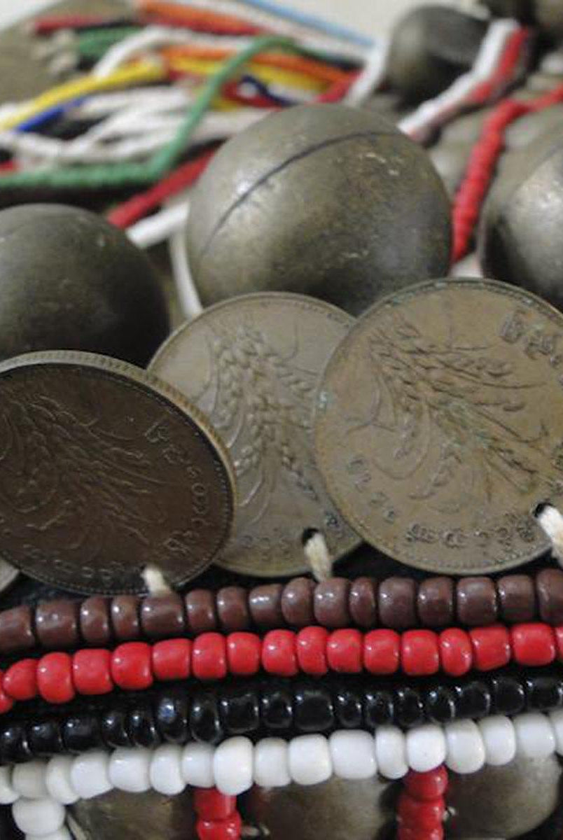 307 Millésime Akha Coiffe Signature d'Identité-WOVENSOULS-Antique-Vintage-Textiles-Art-Décor