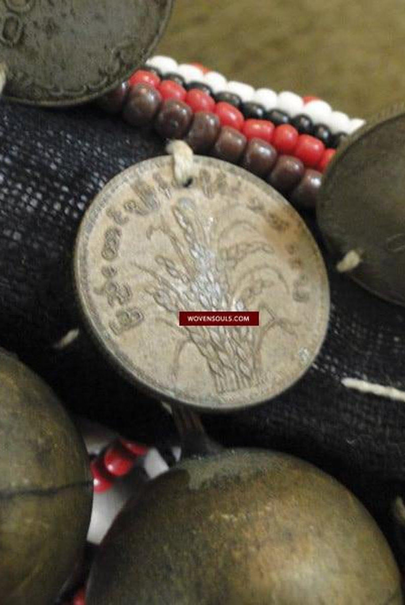 307 Millésime Akha Coiffe Signature d'Identité-WOVENSOULS-Antique-Vintage-Textiles-Art-Décor