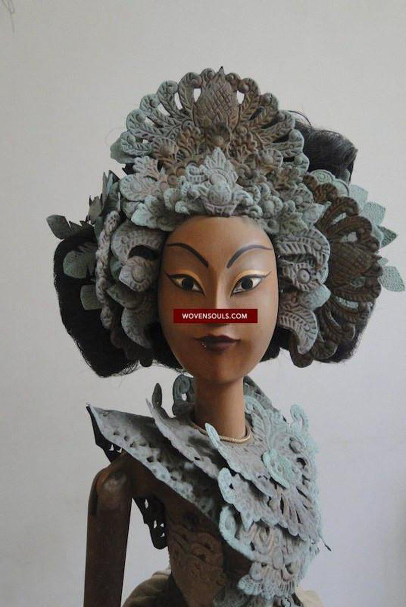 308 paire-anciennes marionnettes Majapahit art populaire indonésien-WOVENSOULS-Antique-Vintage-Textiles-Art-Décor