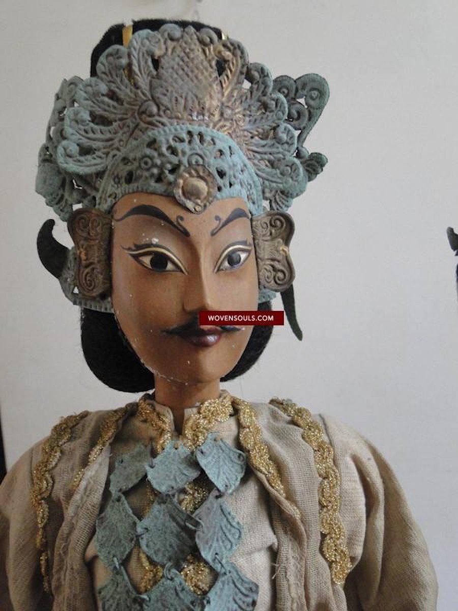308 paire-anciennes marionnettes Majapahit art populaire indonésien-WOVENSOULS-Antique-Vintage-Textiles-Art-Décor