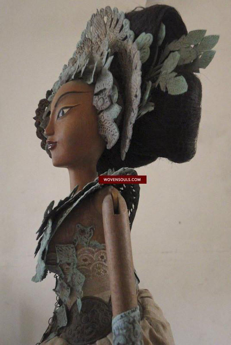 308 paire-anciennes marionnettes Majapahit art populaire indonésien-WOVENSOULS-Antique-Vintage-Textiles-Art-Décor