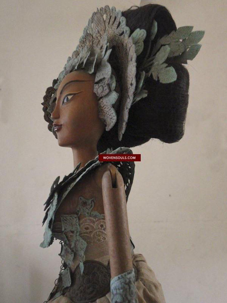 308 paire-anciennes marionnettes Majapahit art populaire indonésien-WOVENSOULS-Antique-Vintage-Textiles-Art-Décor