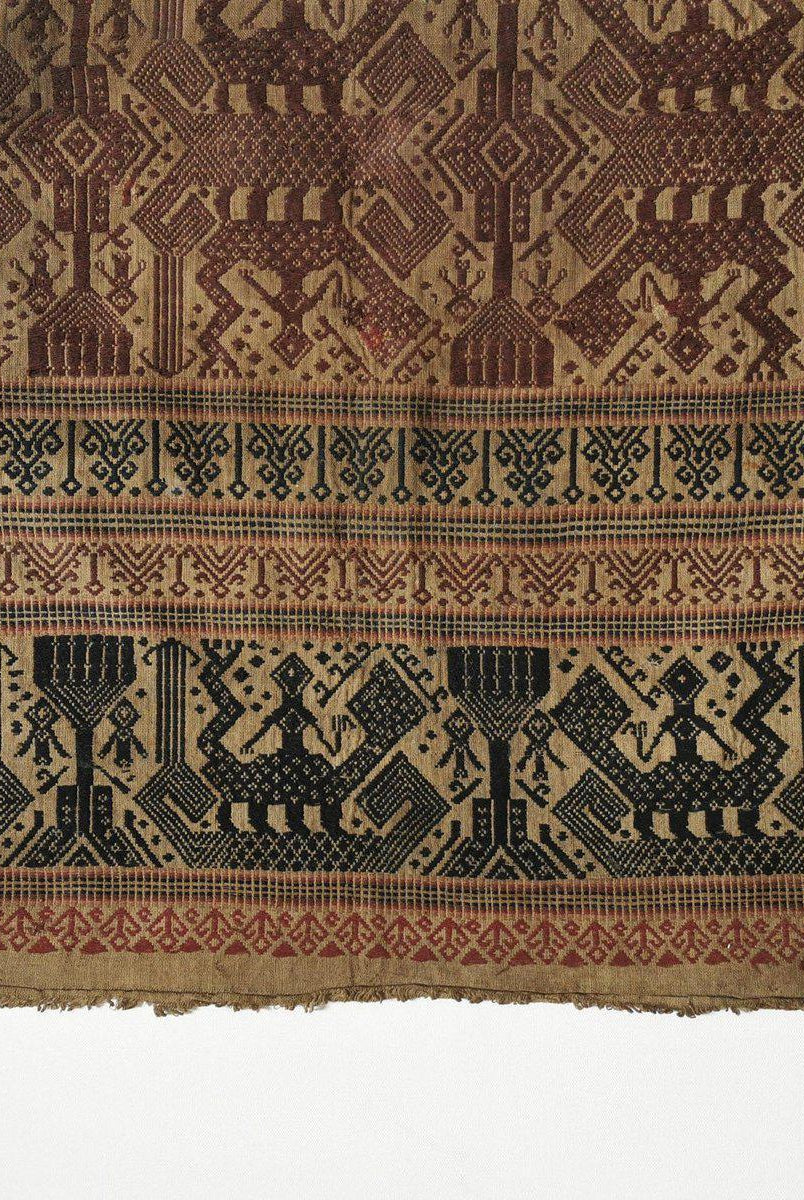 310 ANtique Sumatra Weaving Tampan Shipcloth Textile - Brani-WOVENSOULS-Antique-Vintage-Textiles-Art-Decor