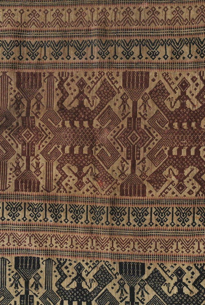 310 ANtique Sumatra Weaving Tampan Shipcloth Textile - Brani-WOVENSOULS-Antique-Vintage-Textiles-Art-Decor