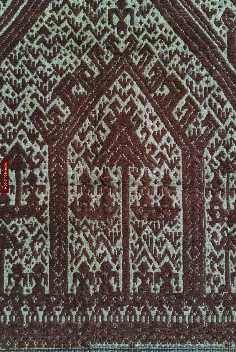 311 Antique Sumatra Tampan Ship Cloth-WOVENSOULS-Antique-Vintage-Textiles-Art-Decor