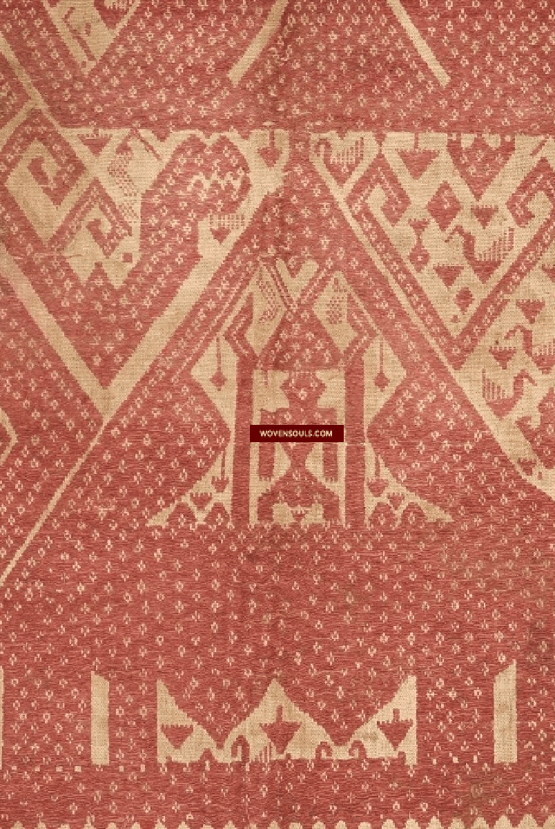 313 Antique Sumatran Tampan Shipcloth-WOVENSOULS-Antique-Vintage-Textiles-Art-Decor