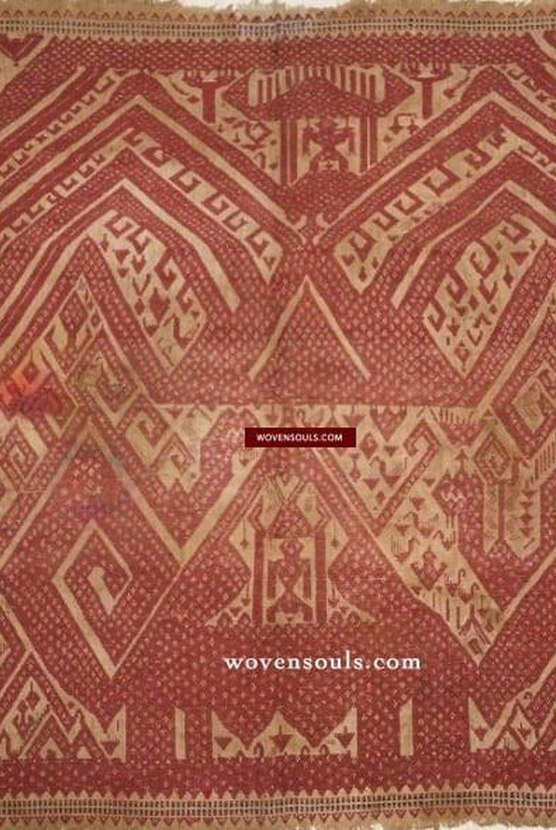 313 Antique Sumatran Tampan Shipcloth-WOVENSOULS-Antique-Vintage-Textiles-Art-Decor