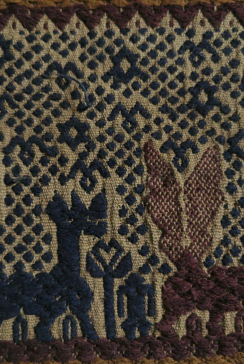 315 Vintage Tampan Shipcloth Textile Art-WOVENSOULS-Antique-Vintage-Textiles-Art-Decor
