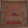 315 Vintage Tampan Shipcloth Textile Art-WOVENSOULS-Antique-Vintage-Textiles-Art-Decor