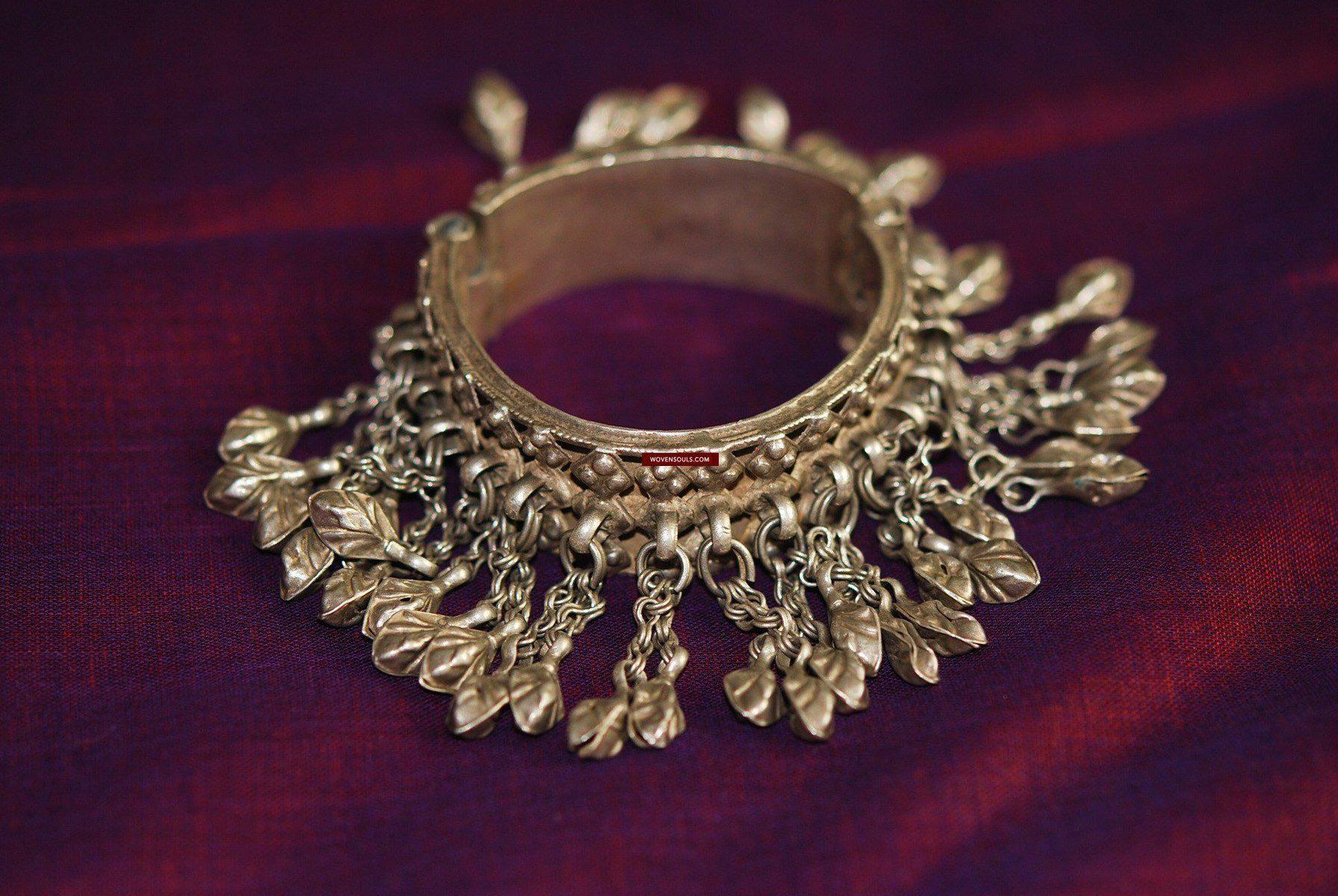 333 Old Silver Wrist Cuff for Dancing-WOVENSOULS-Antique-Vintage-Textiles-Art-Decor