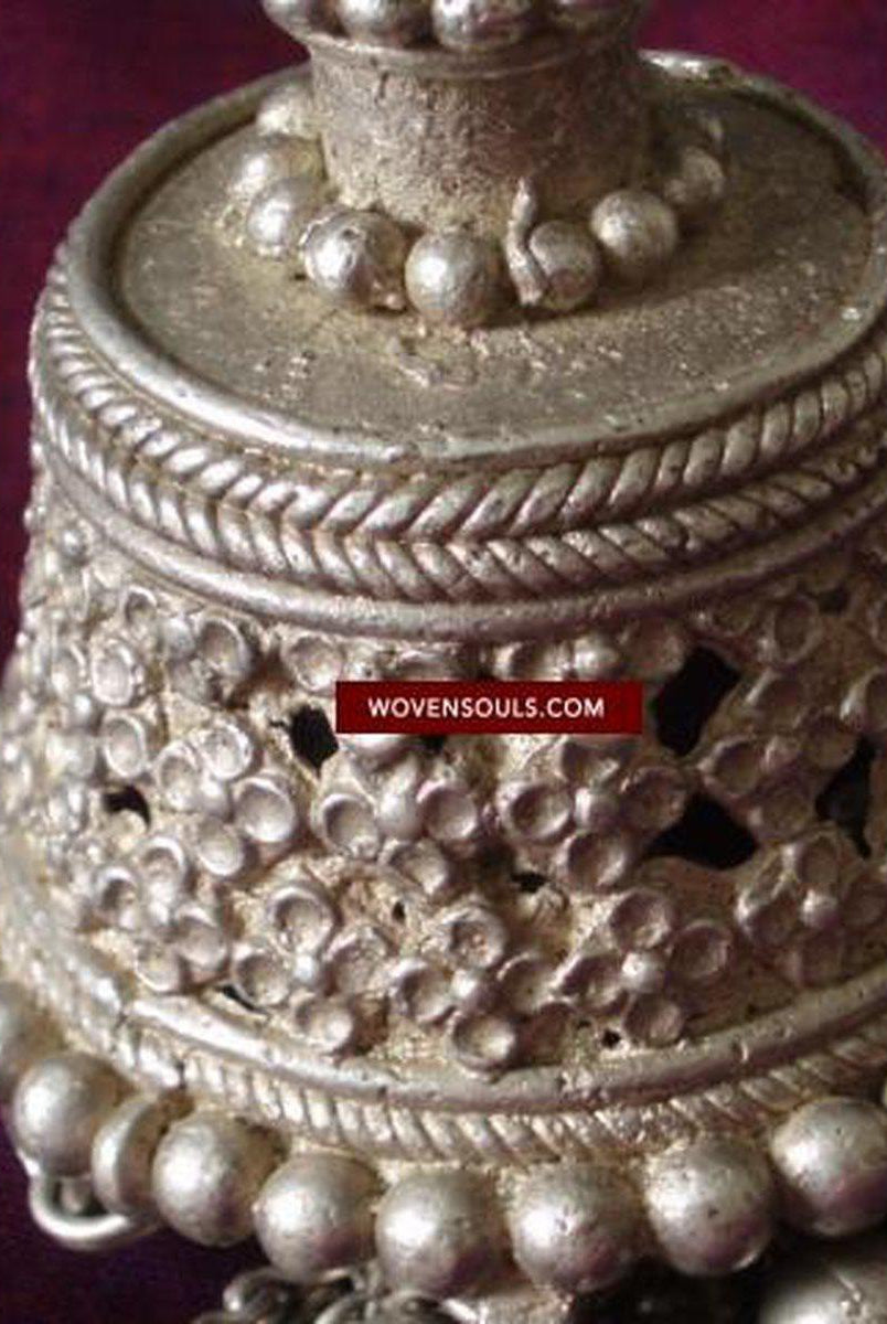 334 Old Heavy Horse Tail Ceremonial Ornament India-WOVENSOULS-Antique-Vintage-Textiles-Art-Decor