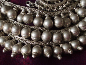335 Vintage Silver Bridal Hair Ornament "BENDA"-WOVENSOULS-Antique-Vintage-Textiles-Art-Decor