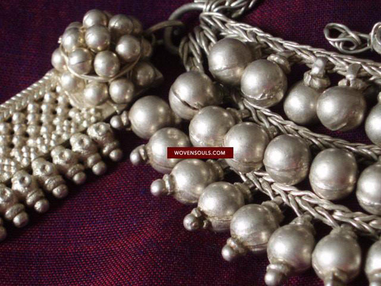 335 Vintage Silver Bridal Hair Ornament "BENDA"-WOVENSOULS-Antique-Vintage-Textiles-Art-Decor