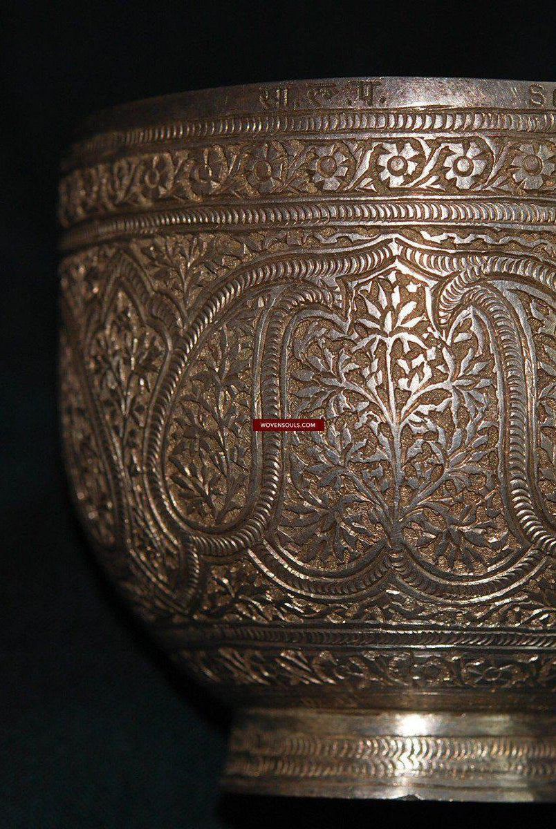 342 SOLD Finely Crafted Kashmir Persian Cup-WOVENSOULS-Antique-Vintage-Textiles-Art-Decor