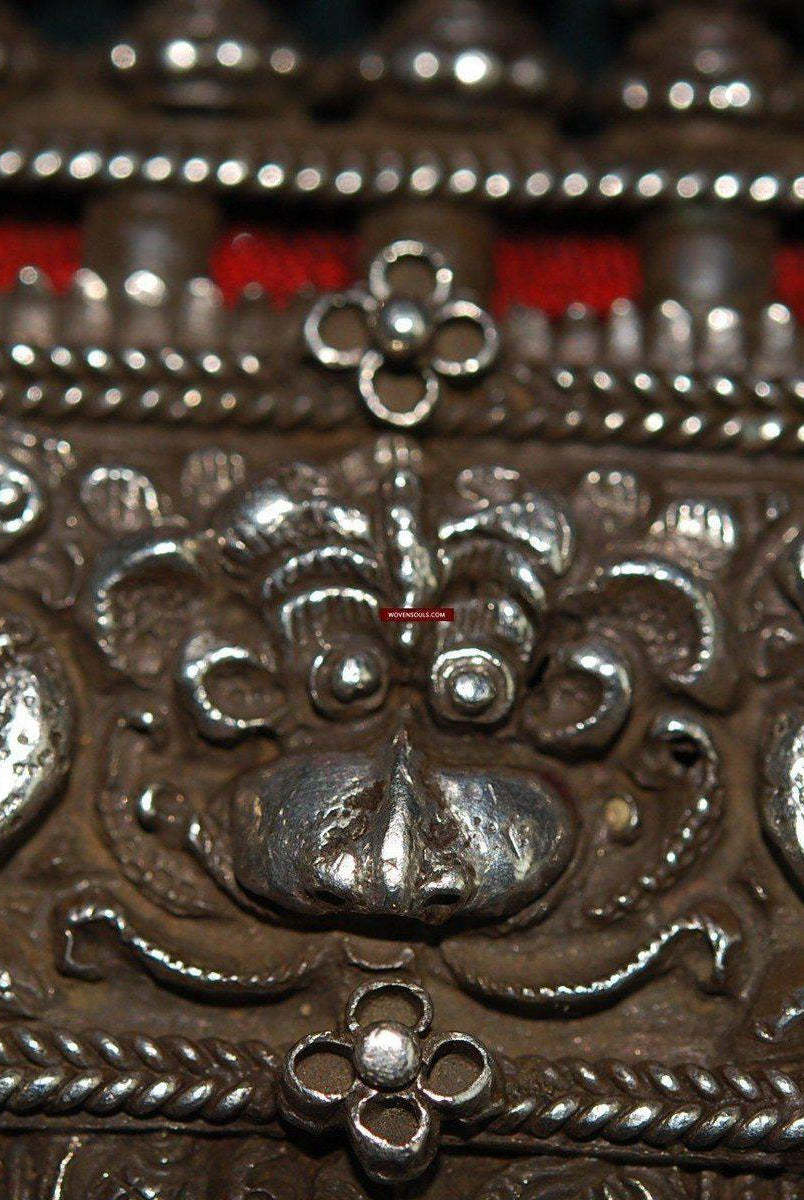 352 Superfine Old Amulet Ornament-WOVENSOULS-Antique-Vintage-Textiles-Art-Decor