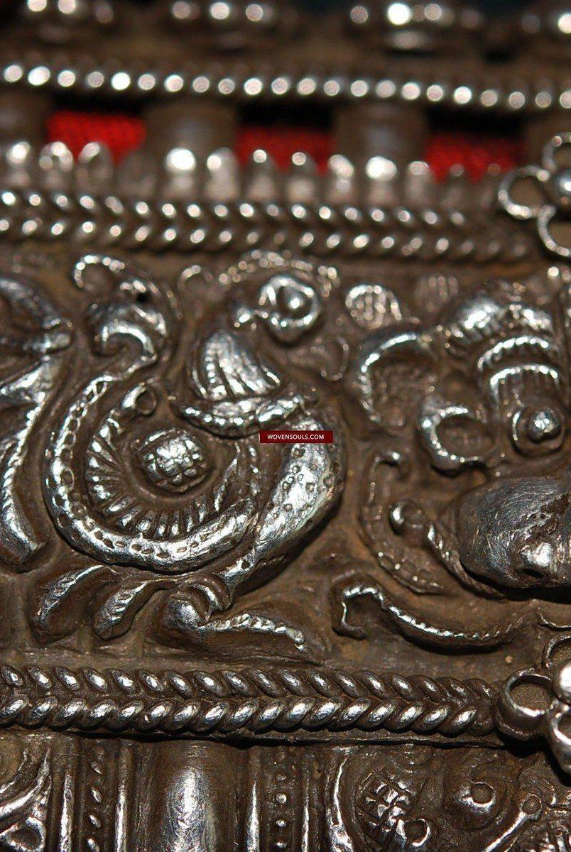 352 Superfine Old Amulet Ornament-WOVENSOULS-Antique-Vintage-Textiles-Art-Decor