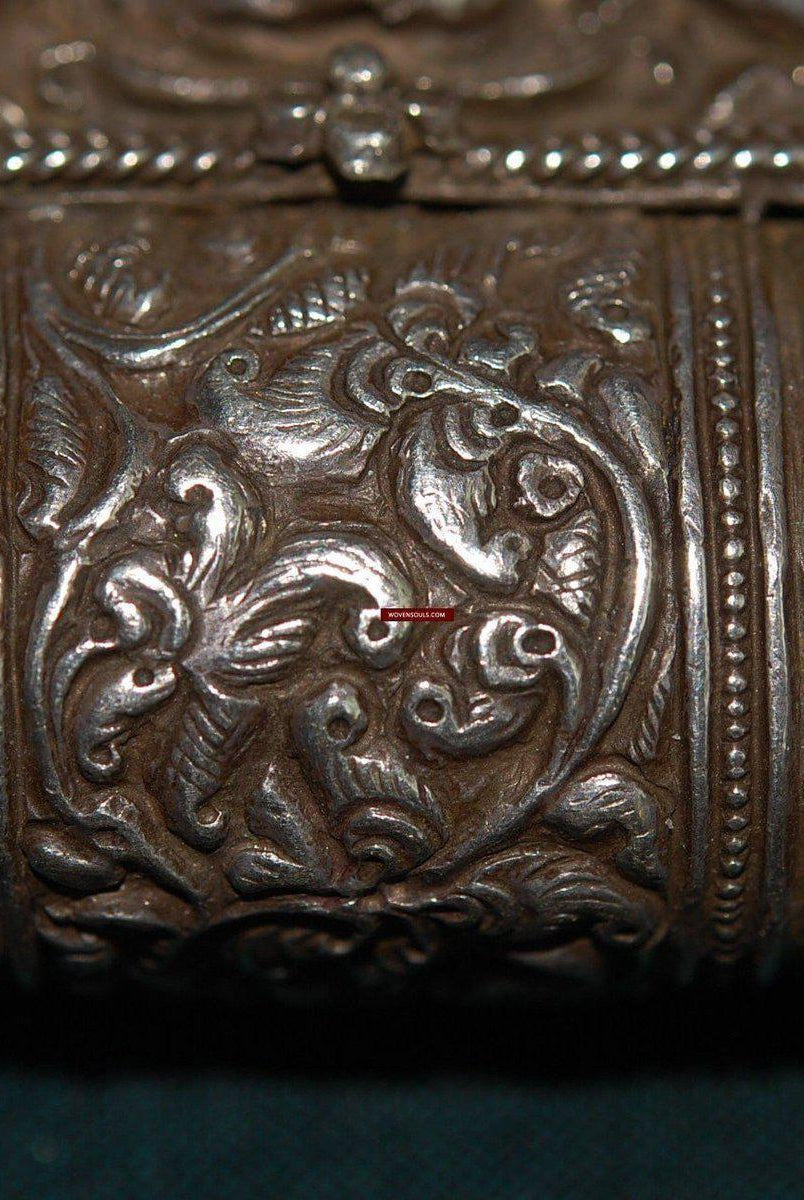 352 Superfine Old Amulet Ornament-WOVENSOULS-Antique-Vintage-Textiles-Art-Decor