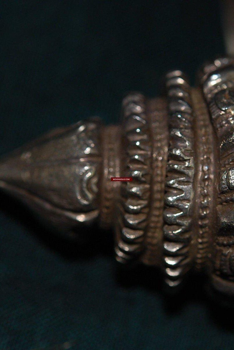 352 Superfine Old Amulet Ornament-WOVENSOULS-Antique-Vintage-Textiles-Art-Decor
