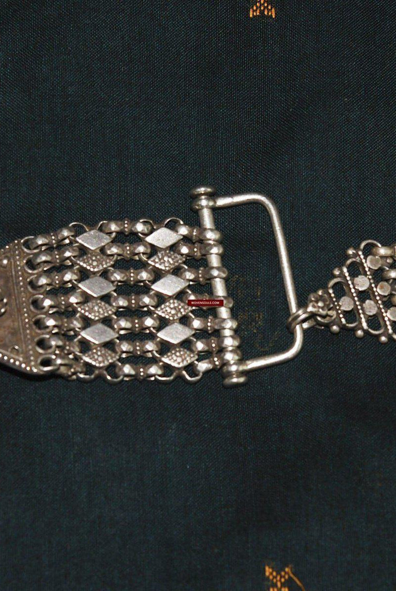 354 Old Silver Banjara Accessory-WOVENSOULS-Antique-Vintage-Textiles-Art-Decor