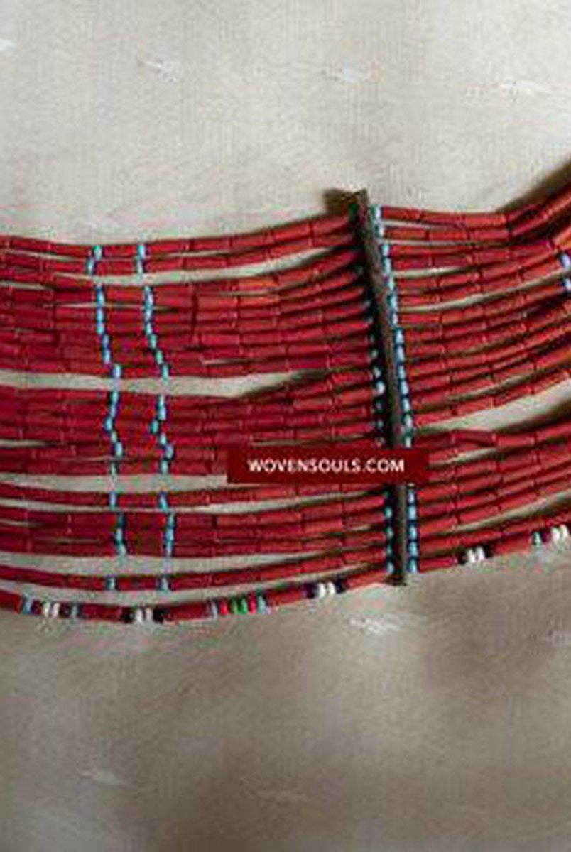 370 Old Heirloom Konyak Naga Beads-WOVENSOULS-Antique-Vintage-Textiles-Art-Decor