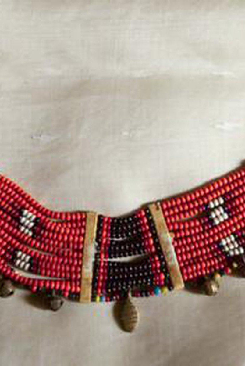 371 SOLD Old Heirloom Naga Beads-WOVENSOULS-Antique-Vintage-Textiles-Art-Decor